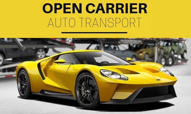 We offer open carrier auto transport services.